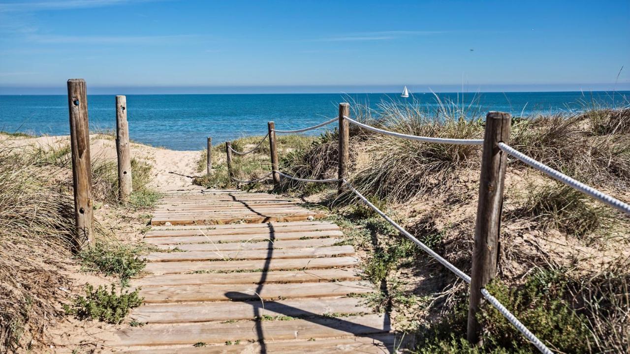Apartamento A 50 Metros De La Playa, Luminoso Y Acogedor Oliva Dış mekan fotoğraf