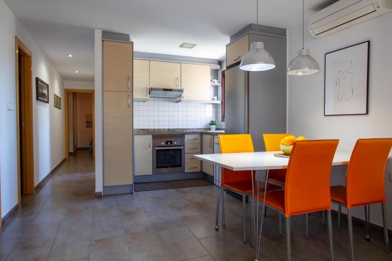 Apartamento A 50 Metros De La Playa, Luminoso Y Acogedor Oliva Dış mekan fotoğraf