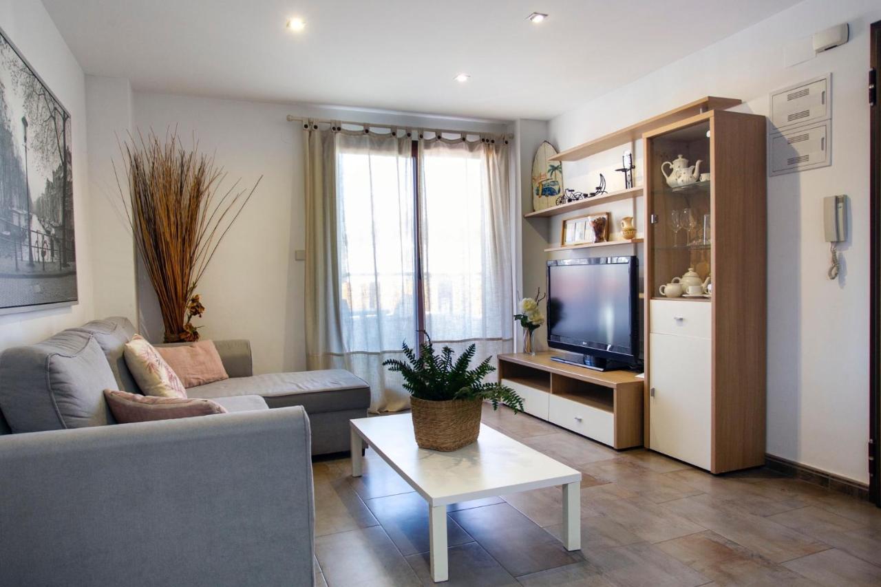 Apartamento A 50 Metros De La Playa, Luminoso Y Acogedor Oliva Dış mekan fotoğraf