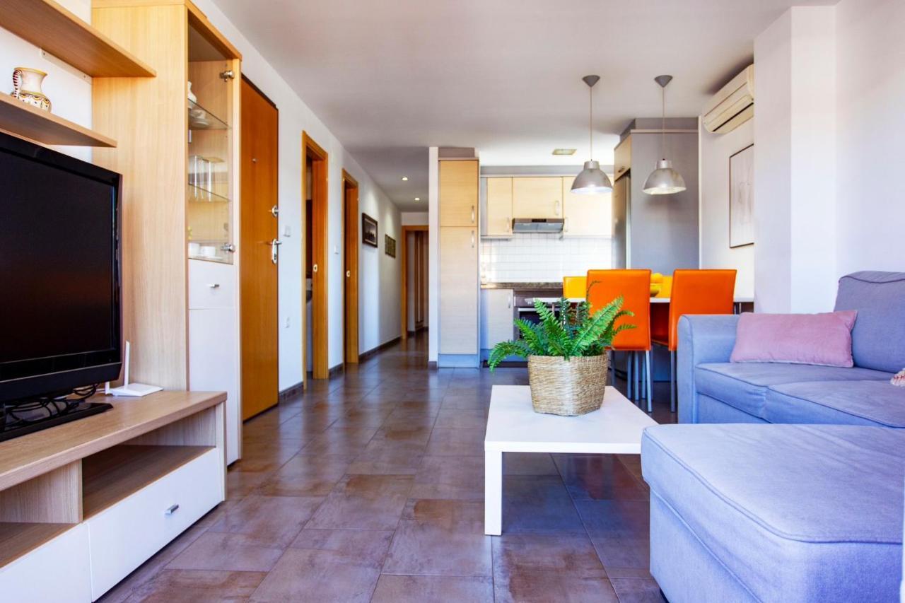 Apartamento A 50 Metros De La Playa, Luminoso Y Acogedor Oliva Dış mekan fotoğraf